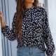 KEBY ZJ Fashion Woman Blouses 2022 Female Clothing Floral Print Top Shirts Black Casual Office Chiffon Women's Blouse Blusas