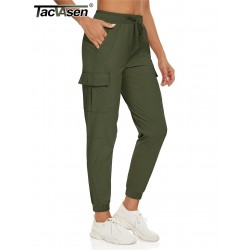 TACVASEN Summer Quick Dry Pants Womens Running Jogger Sweatpants Casual Tapered Long Trousers Track Pants Lightweight Activewear