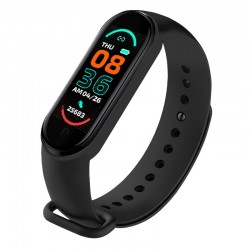 
Smart Bracelet Multi-Function Heart Rate Blood Pressure Monitor Step Music Sleep Monitoring M6 Smart Fitness Sports Watch
